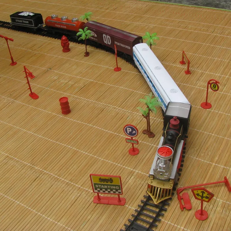 Игрушка для поезда модели электрических игрушек рельсовая дорожка 1:87