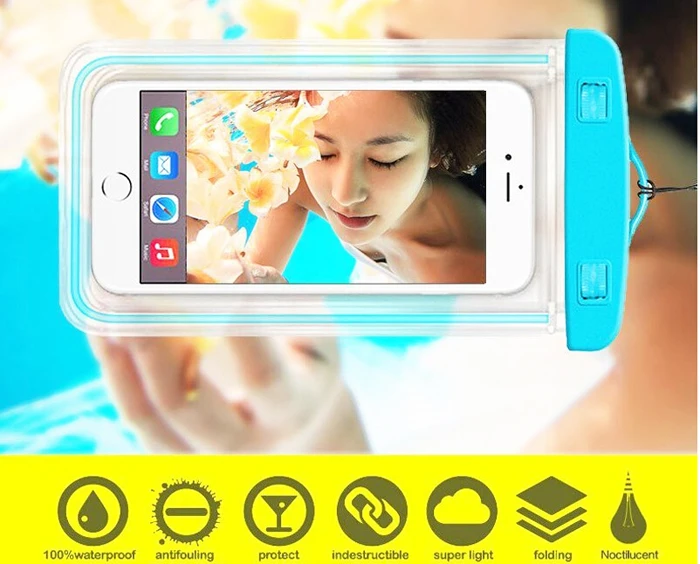 Плавательный мобильный телефон чехол для сенсорного экрана Lenovo K5/K5 играть Wiko Jerry 3