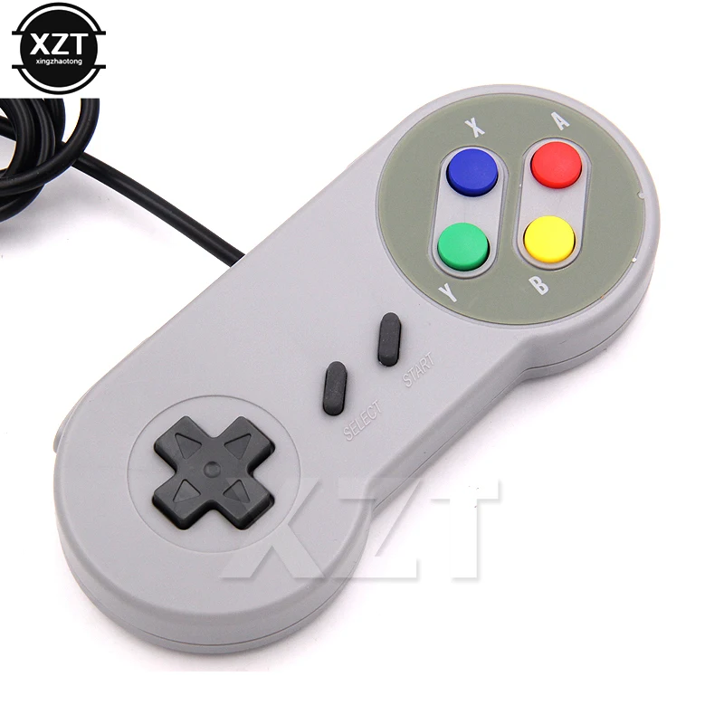 Проводной супер USB контроллер 1 шт. геймпад Джойстики ретро классический Snes usb PC