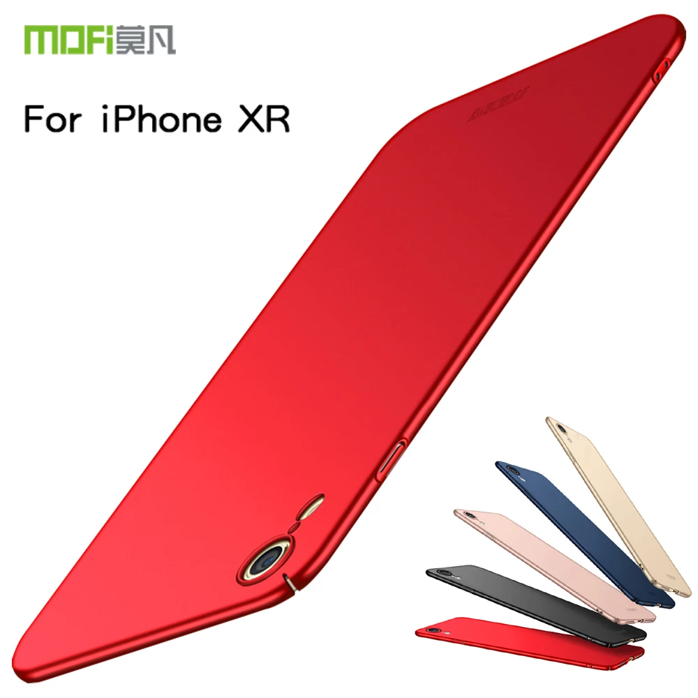 Для iphone XR Чехол MOFI Жесткий Чехол для iphone XR задняя Высококачественная крышка телефона оболочки для iphone XR чехол для телефона