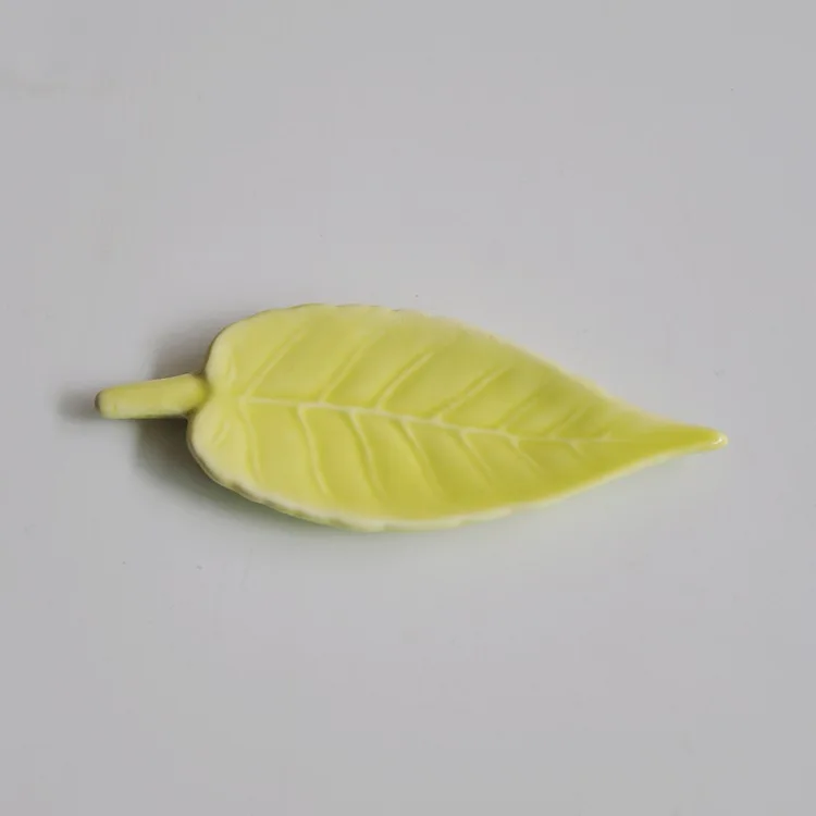 2 шт./лот палочки для еды в форме листьев Держатель подставка керамические