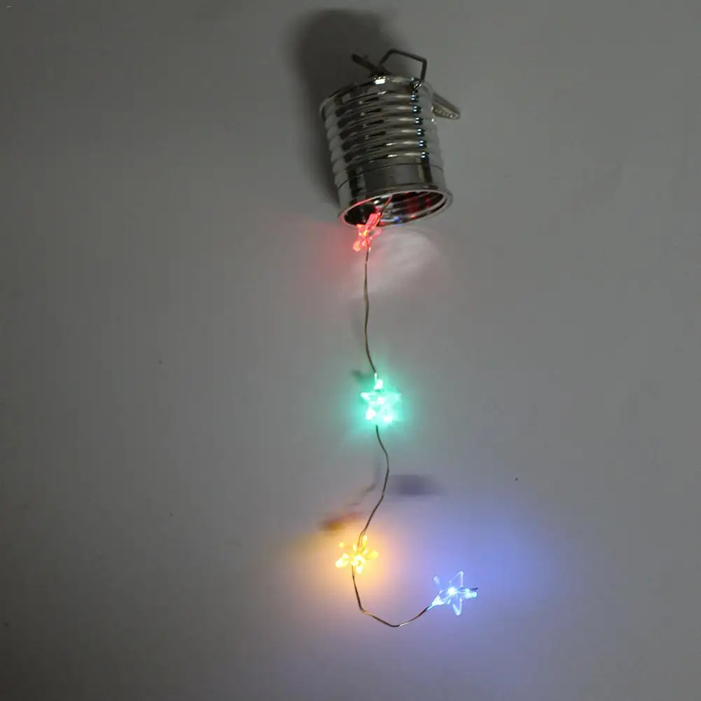 5LED Солнечная лампочка Водонепроницаемая IP65 35lm Светодиодная лампа 0 6 W Звезда