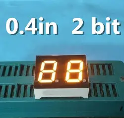 Бесплатная доставка 0 4 дюйма 4-дюймовый желтый светодиодный дисплей 16-контактная