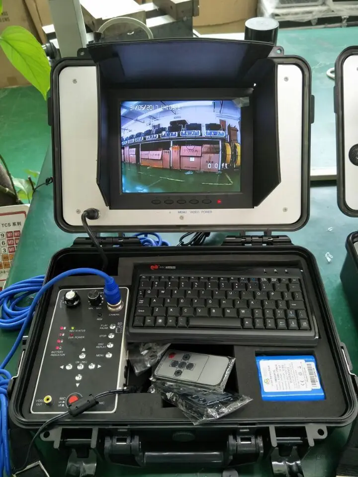 60m pipeline push cable waterproof sewer video pipe inspection camera with 512hz transmitter V8-3388T | Безопасность и защита