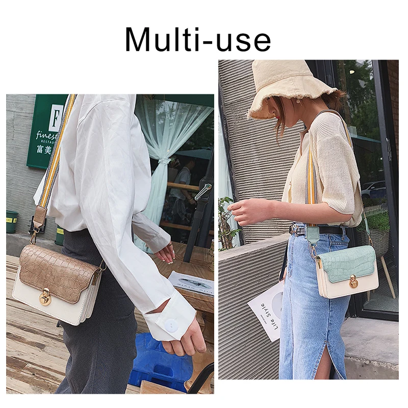 

Fashion Women Elegant Flap Bag 2019 Summer New Small Crossbody Bags For Ladies High Quality PU Leather Mini Messenger Bags DG001