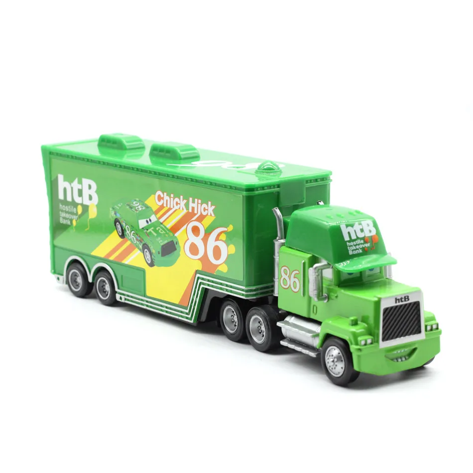 11 стилей disney Pixar тачки 3 Frank Tiny Lugsworth Mack Truck McQueen металлический литой игрушечный автомобиль свободные брендовые игрушки для детей
