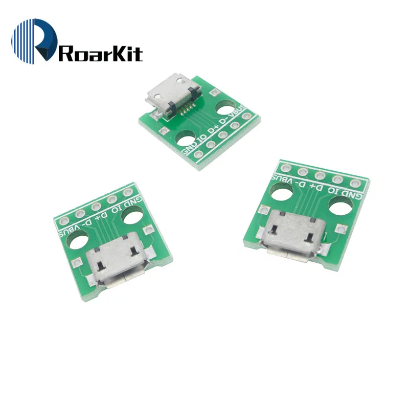 5 шт./лот MICRO USB Для DIP адаптера 2 54 мм 5pin гнездовой разъем B Тип PCB конвертер 01|usb to|usb to
