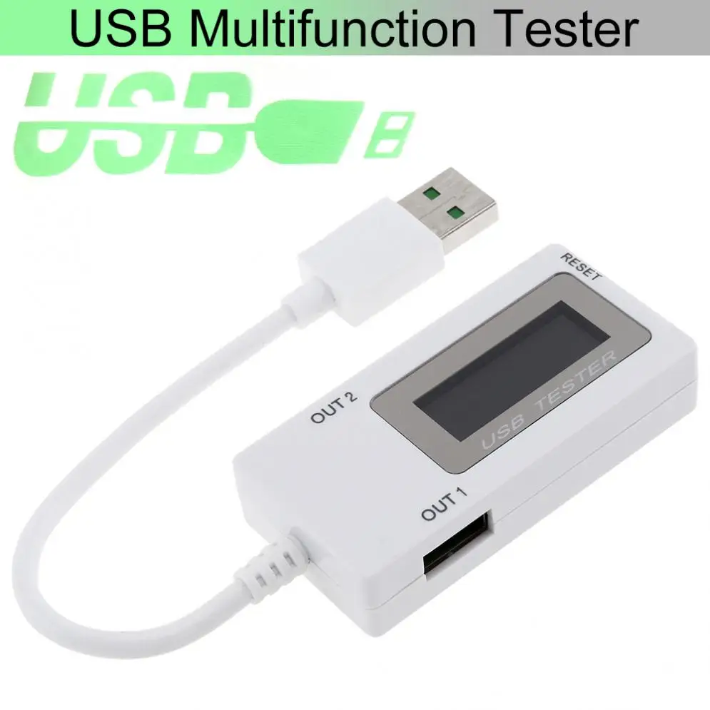 DC 4 30V 0 5A 150W Мини двойной USB тестер напряжения Амперметр зарядка Тестер монитор