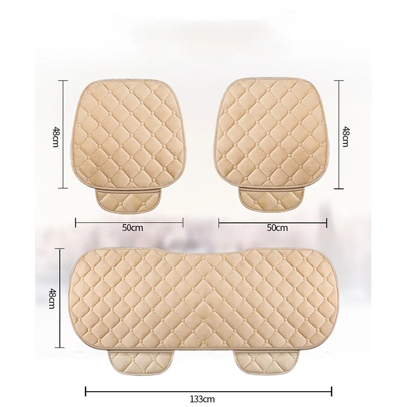 Передний + задний 5 мест плюшевые автомобиля чехлы на сиденья для Suzuki Jimny Grand Vitara