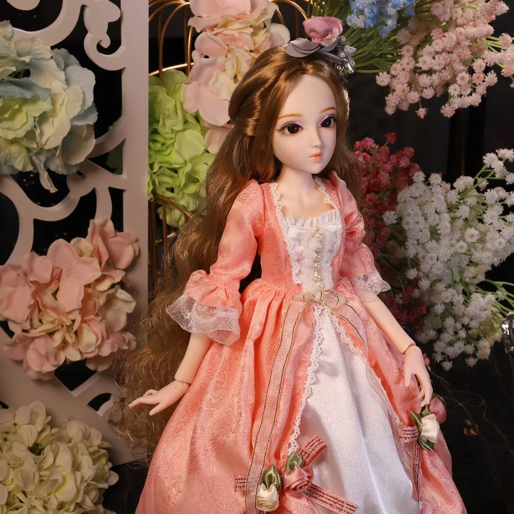 DQ bjd 45 см дневник королева 1/4 Кукла Одежда Обувь головной убор трубки соединение