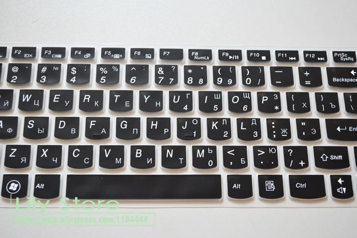14 дюймов Чехол для клавиатуры ноутбука на русском языке протектор Lenovo Y400 Y400N Y410
