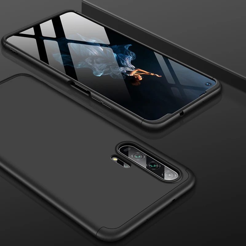 V20 чехол для huawei honor View 20 Phone case 360 бампер полное заднее покрытие роскошные чехлы