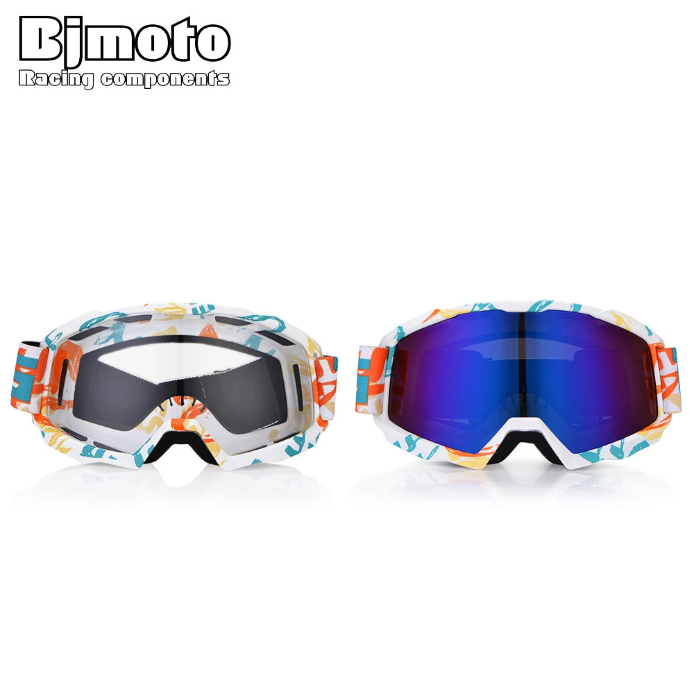 

BJMOTO Motocross Goggles Anti Fog Ski Off Road Sport Dirt Bike ATV UTV Skiing Snowboard Glasses Mask