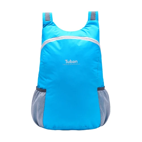 Blue Backpack Легкий складной рюкзак из ткани Оксфорд, водонепроницаемый складной рюкзак для детей, школьные сумки для подростков, портативная Дорожная сумка на плечо для мужчин и женщин - Цвет: Blue Backpack