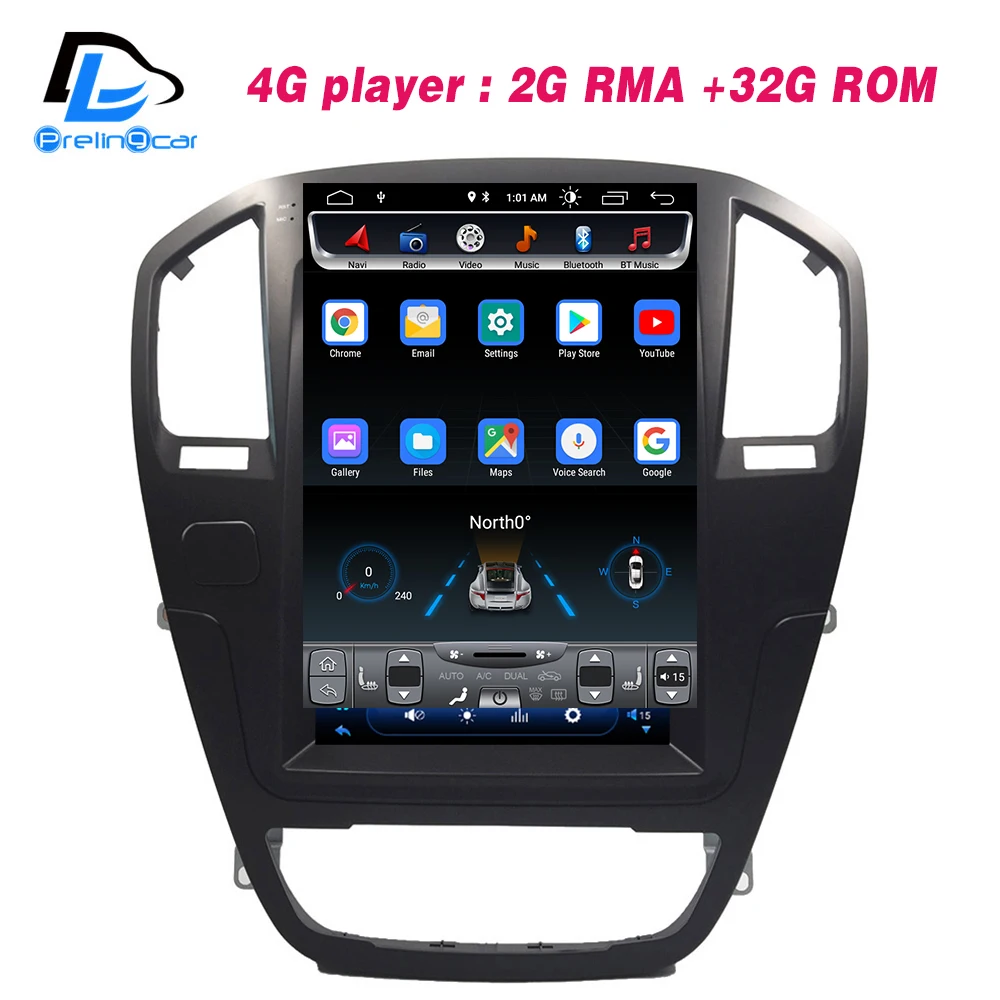 Android 9 0 2G ram Автомобильный gps Мультимедиа Стерео радиоплеер для Buick opel insignia 2009 2013