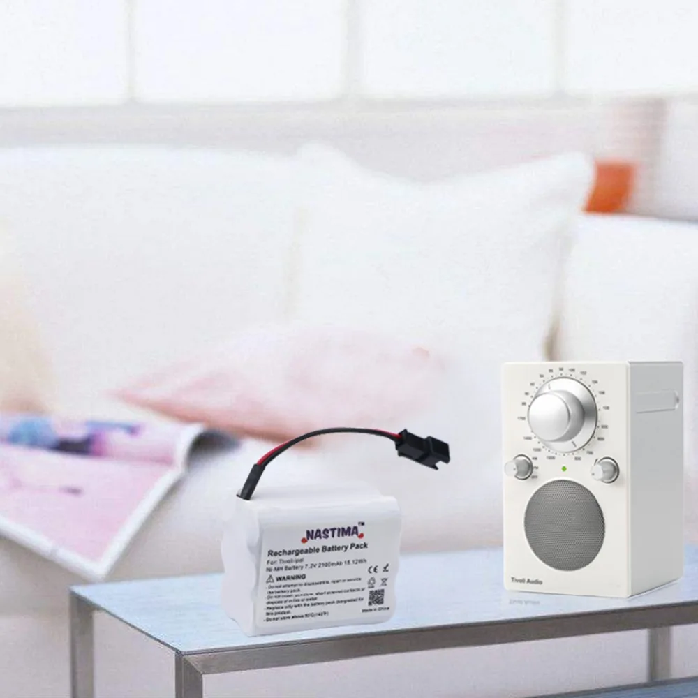 Запасной аккумулятор NASTIMA 2 шт 7 В 2100 мА · ч провода подходит для Tivoli PAL iPAL Radio (MA-1 MA-2