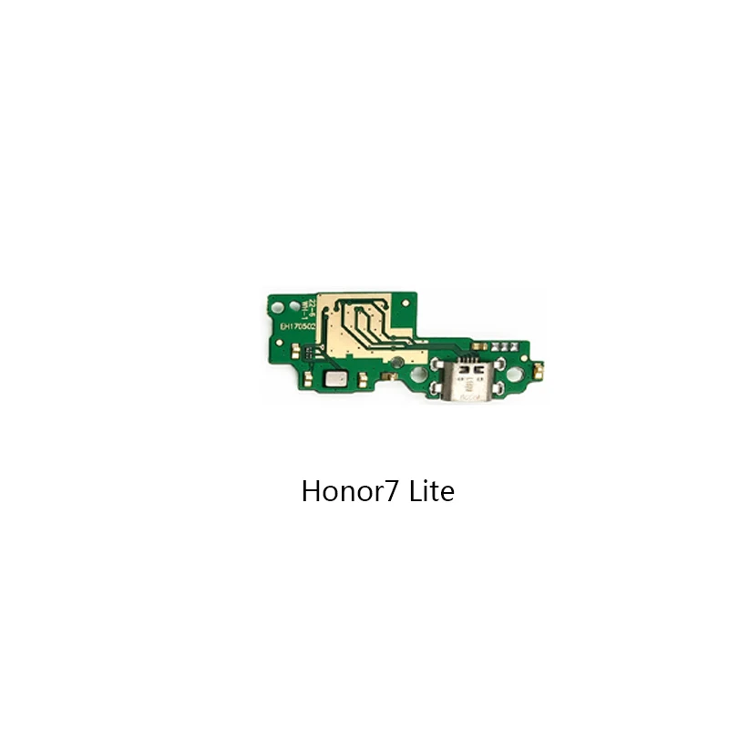 Usb порт для зарядки док-станция разъем плата для зарядки гибкий кабель с микрофоном для huawei Honor Play 6x 7x Honor 8 9 10 - Цвет: Honor 7 Lite