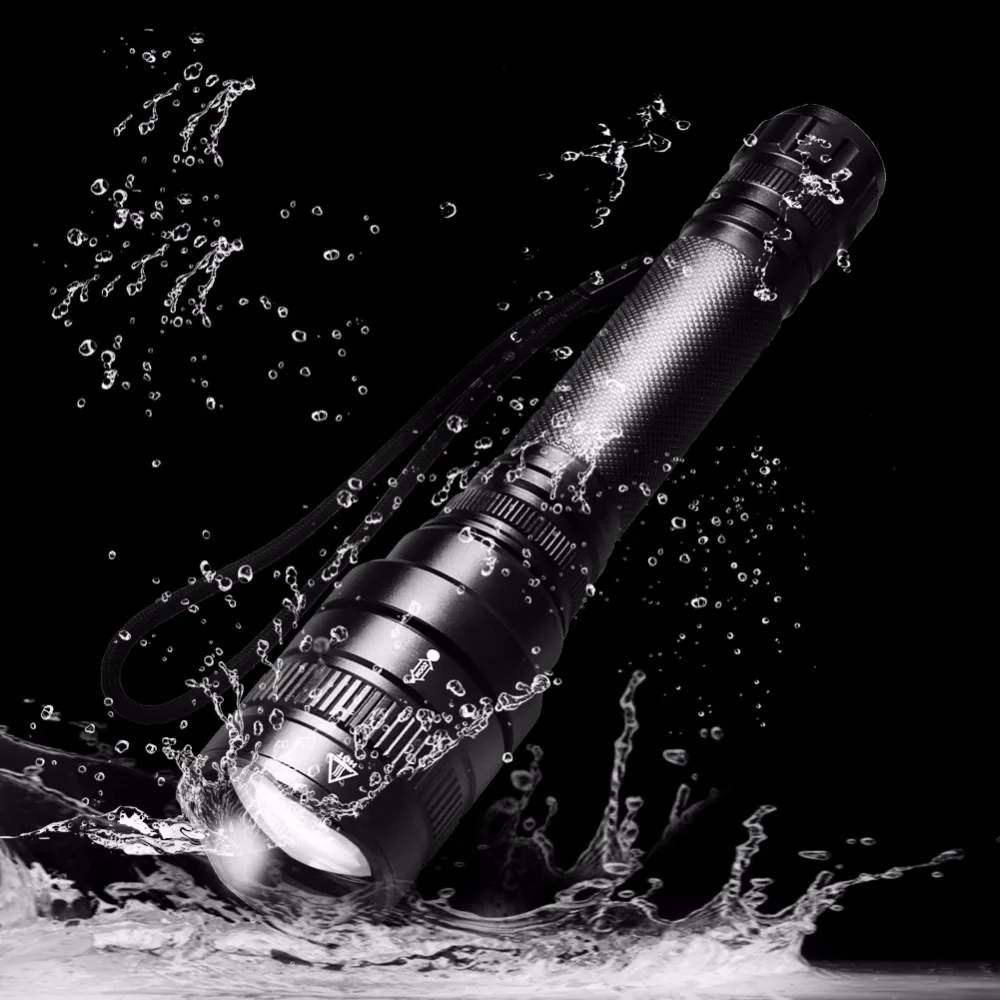PANYUE тактический фонарь CREE XHP50, высокая мощность, аккумулятор 18650, 3000 люменов, масштабируемый светодиодный, алюминиевый, 5 режимов, светодиодный фонарик