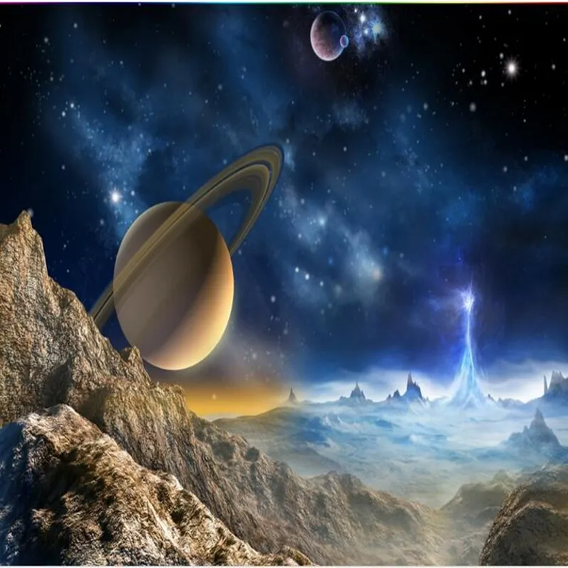 Wellyu пользовательские крупномасштабные фрески 3D стерео Вселенная Галактика