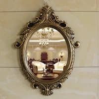 european bathroom mirror wall hanging home decoration dressing table mirror makeup mirror retro decorative mirror