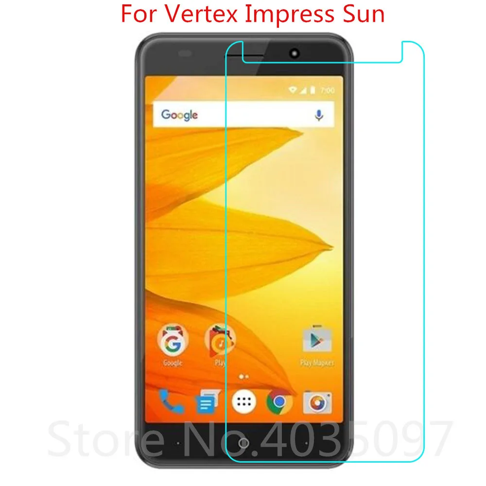 Закаленное стекло для Vertex Impress Sun 2 шт. защита экрана 9H 5 D зеркальное Glass | Мобильные