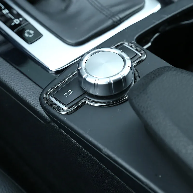 Настоящее углеродное волокно для Mercedes Benz C Class W204 2007 2013 GLK X204 E W212 Автомобильная