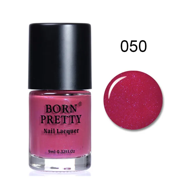 Color 050 Серия BORN PRETTY лак для ногтей 9 мл фиолетово-серый отмачиваемый УФ Сияющий Гель-лак клей маникюрный лак инструмент для дизайна ногтей - Цвет: Color 050
