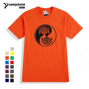 Инь Древо жизни футболка Тай Чи дизайн футболка с принтом 2021 новые модные мужские и женские футболки 16 Цвет с круглым вырезом в стиле унисекс футболка XS-3XL