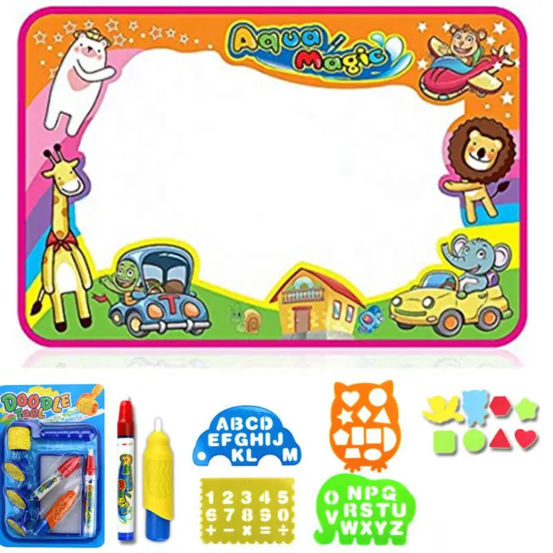

1 Set Lion Water Doodle Mat Magic Water Drawing Mat Toddler Toys Writing Mats Kids Educational Toy Gift