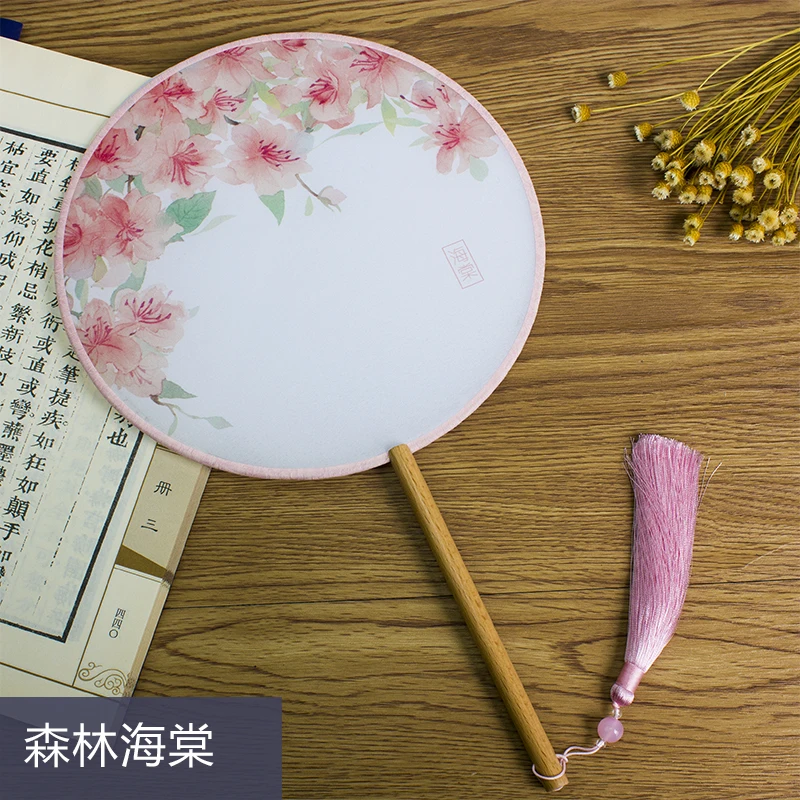 Китайский стиль Hanfu древний вентилятор круглый ручной дамы подарок украшение |