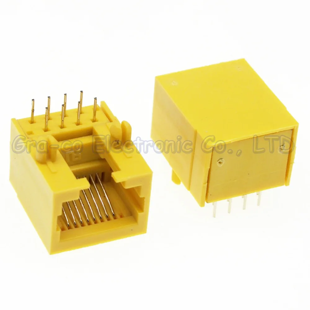 Сетевой гнездовой разъем RJ45 56B 8C 10 шт.|connector lan|connector rj45connector n |