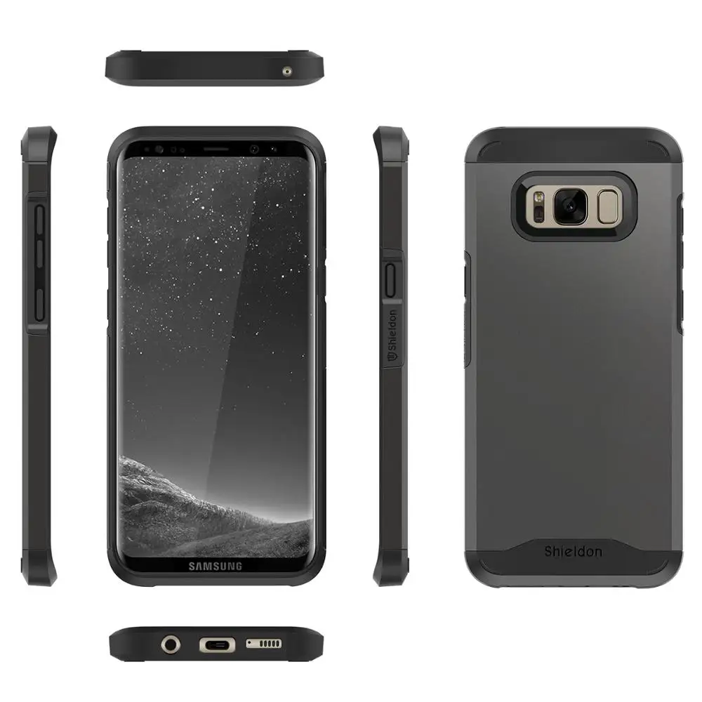 SHIELDON горная серия чехол для Galaxy S8, тонкая посадка амортизация 2 в 1 Двухслойный дизайн ударопрочный защитный чехол