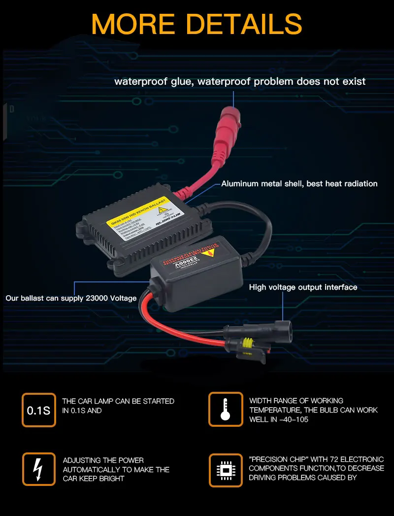 1 комплект AC 55 Вт H7 ксеноновая лампа H1 H3 H4 H11 H8 H9 9005 9006 881 D2S HID Xenon комплект 4300K 5000k 6000K 8000K ксенона H7 автомобильный светильник лампочка