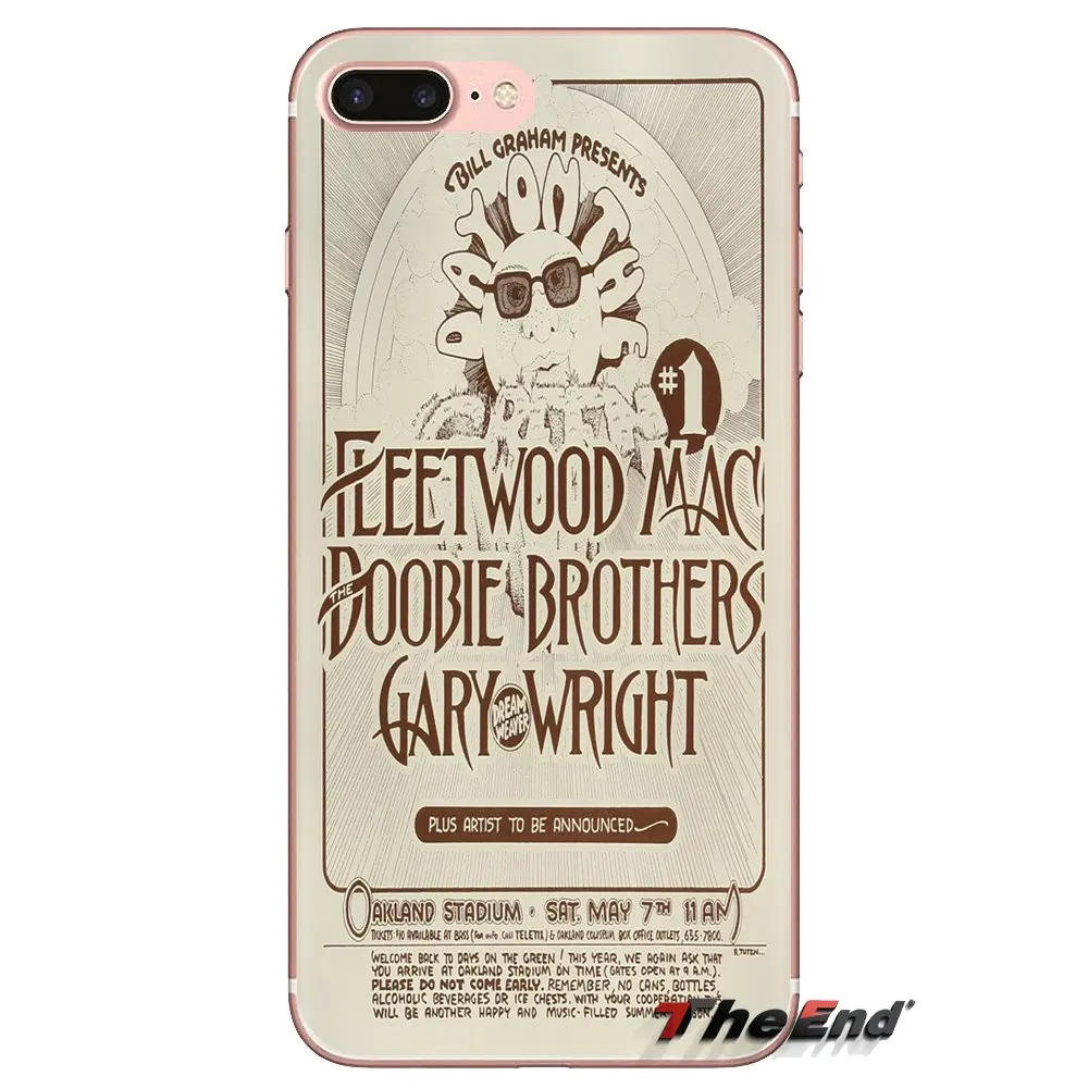Для Sony Xperia Z Z1 Z2 Z3 Z5 compact M2 M4 M5 C4 E3 T3 XA Huawei Mate 7 8 Y3II ТПУ чехол сумка Fleetwood Mac blues soft rock Band |