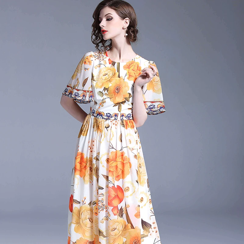 Богемное цветное летнее женское платье с принтом 2018 весеннее пляжное Vestidos De Verano