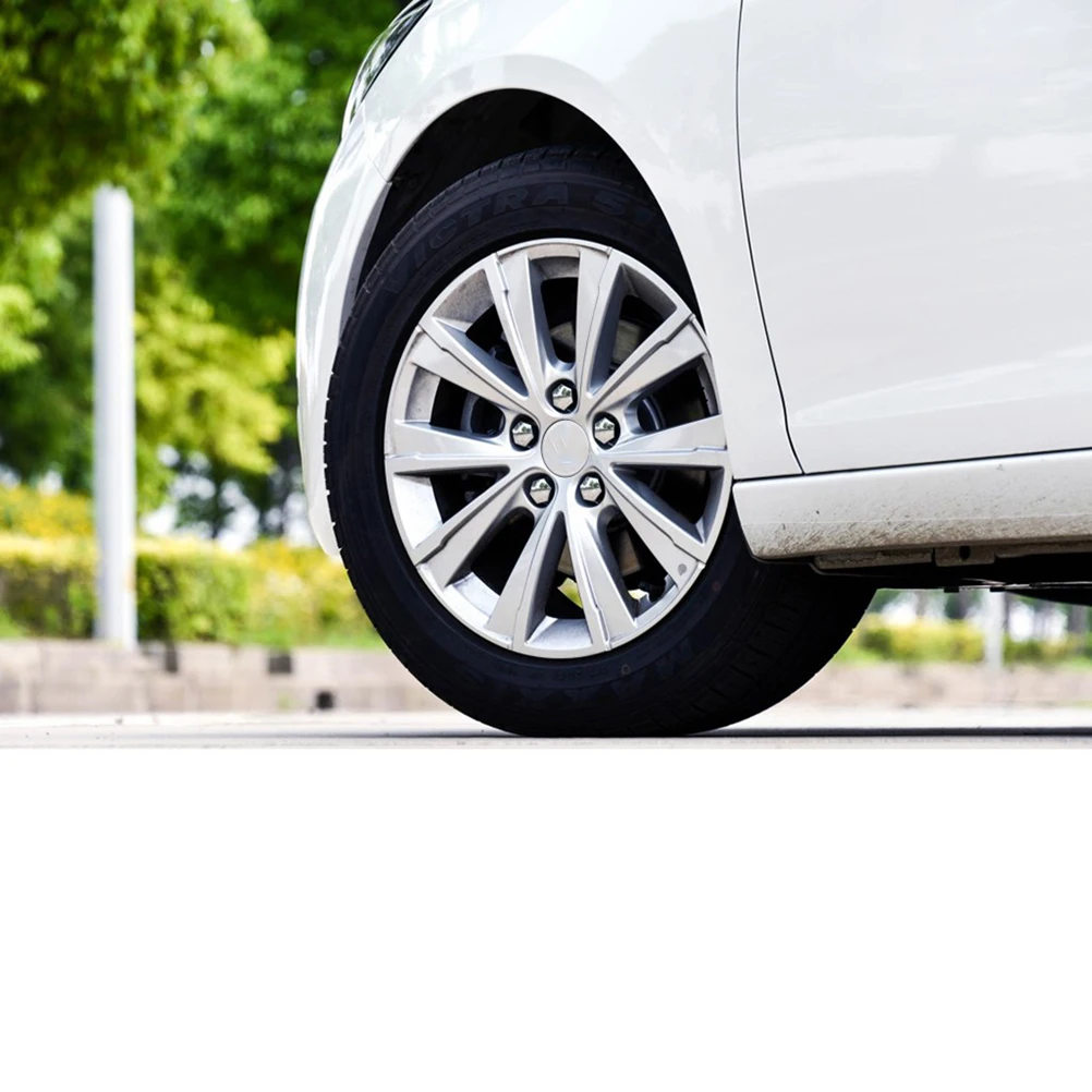 10 шт. защитные крышки для болтов и гаек Peugeot 307 308 408 206 207 C4L C5 (серебристые)