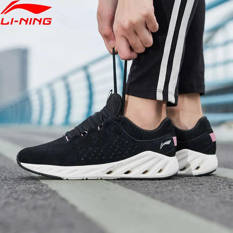 Li-Ning Для женщин LN ARC 2018 V2 удобные кроссовки для бега светильник Вес с теплой
