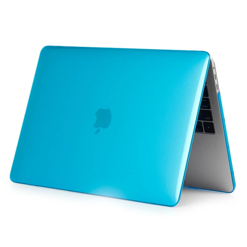 Кристальный Жесткий Чехол для ноутбука Macbook pro Air retina 11 12 13 15 с сенсорной панелью для MacBook New Air 13 A1932 чехол EGYAL
