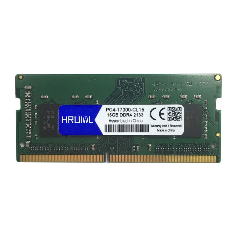 Оперативная память HRUIYL для ноутбука DDR4 4 ГБ 8 16 2133 МГц PC4 17000 DDR Гб 260 контактов