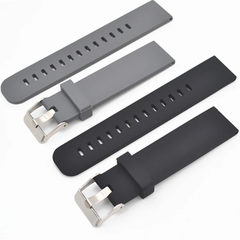 Новые часы 18 мм/20 мм/22 мм для Motorola Moto 360 2 Gen 46 samsung Gear2 R380-R382 силиконовый резиновый