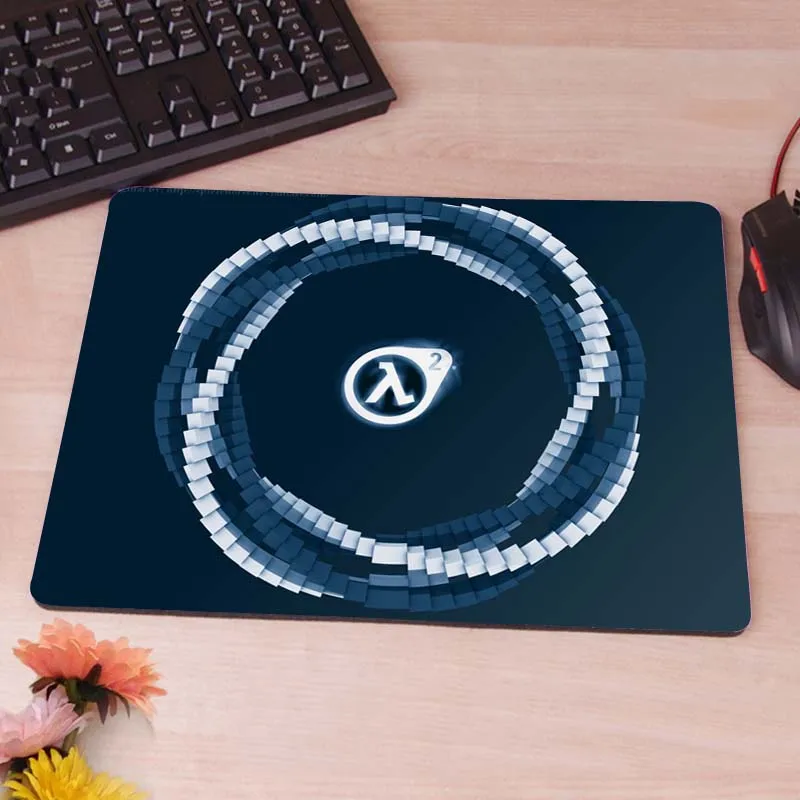 18x22cm MaiYaCa Half Life 2 Logo компьютерный коврик для мыши коврики для украшения рабочего стола Нескользящий Резиновый Коврик - Цвет: 18x22cm