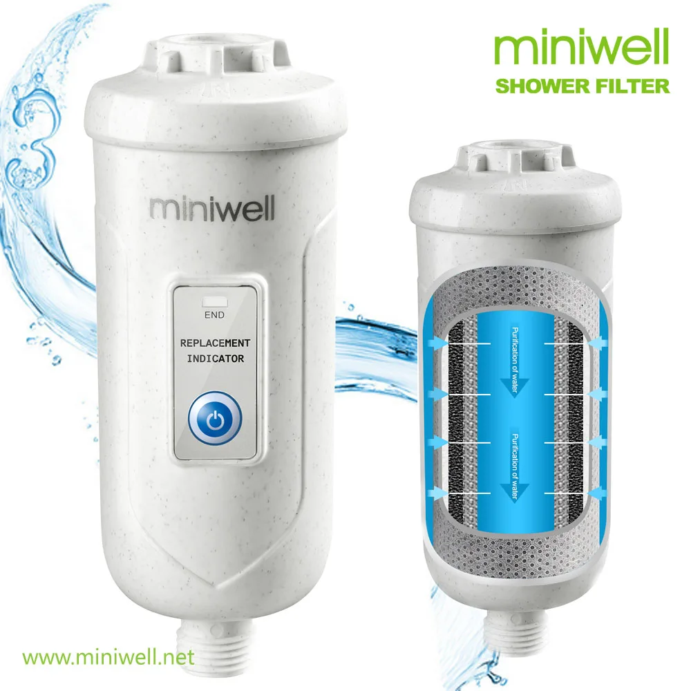 Фильтр для душа Miniwell L730 удаление 99% хлора тяжелых металлов Thms защиты вашей