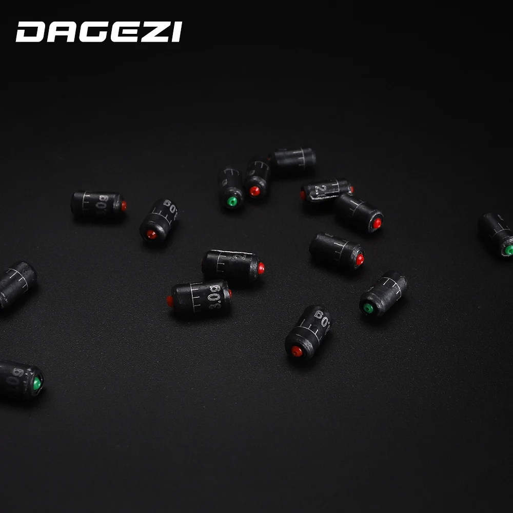 Грузила DAGEZI 5 шт./лот свинцовый грузила для ловли карпа формы свинца с
