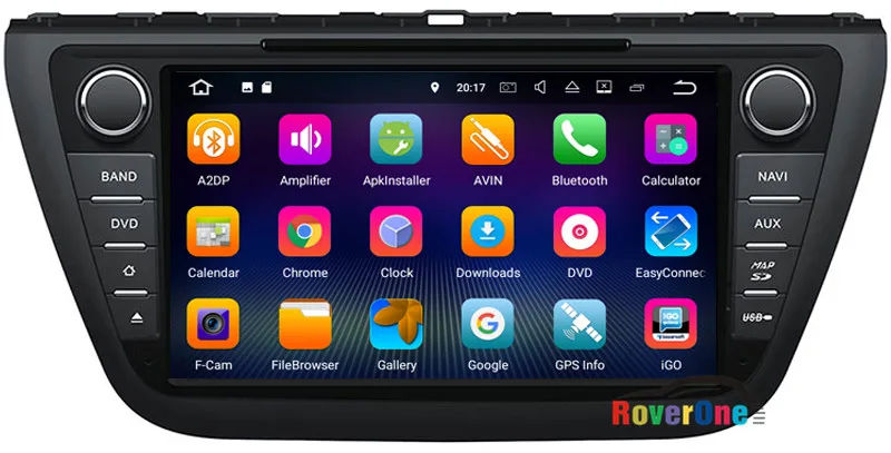 For Suzuki Cross SX4 S-Cross Android 7.1 Autoradio Car DVD Radio Stereo GPS Navigation Sat Navi Bluetooth Media Player S190 | Автомобили и