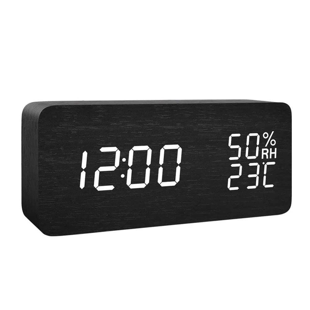 Multi-functional Led Digital Alarm Clock Innovative LED Student Electronic Snooze Sensor Kids Table Bedroom | Дом и сад