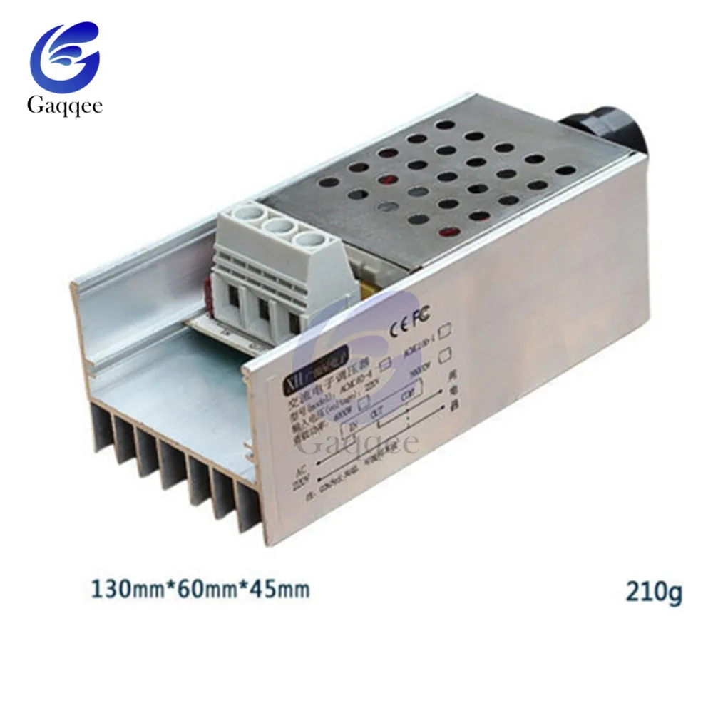 Регулятор скорости SCR 10000W 25A регулятор напряжения высокой мощности диммер