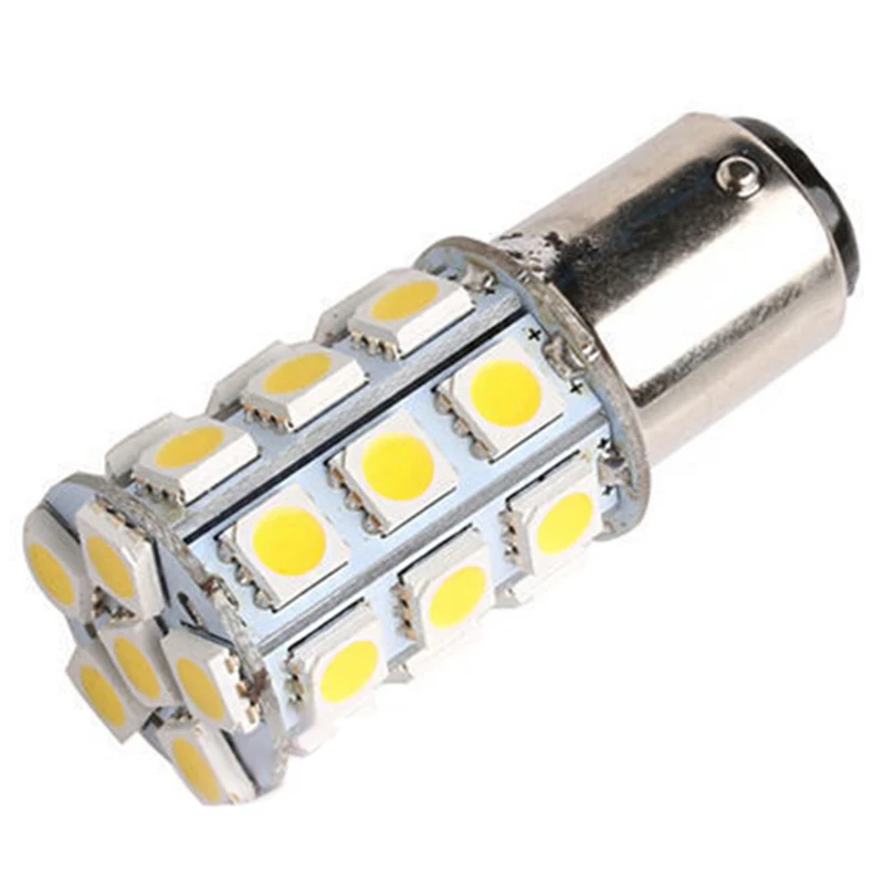 1 шт. новые 1157 BAY15D P21/5 Вт белый 5050 27LED обратный резервный задний тормоз светильник