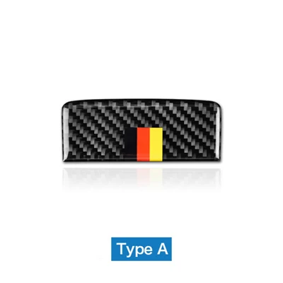 carbon with strips Airspeed для Mercedes Benz A класс cla 13-18 GLA 15-18 углеродное волокно автомобильный внутренний перчаточный ящик ручка переключатель Крышка отделка наклейки - Название цвета: carbon with strips