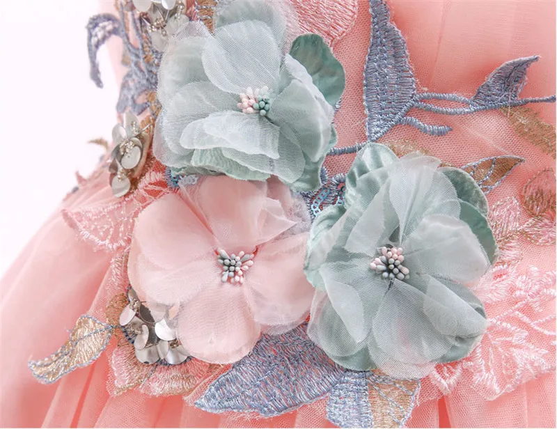 Детское платье фиолетовое платье-пачка для маленькой девочки на свадьбу с