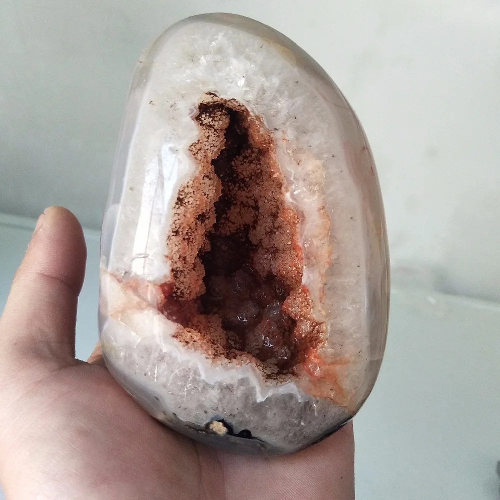 833 г натуральный агат geode Кристалл пещера кристалл кластеры. Красиво украшенные камни и кристаллы